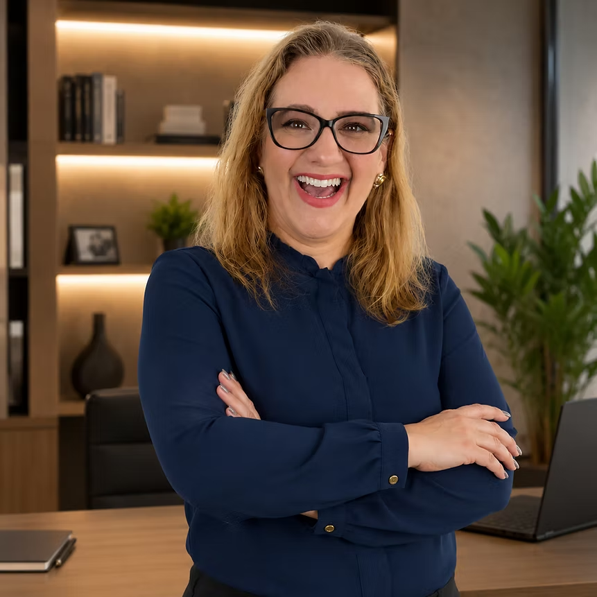 Mônica Silvestrina sorrindo